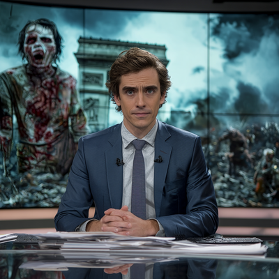 Zombies invade Paris!!